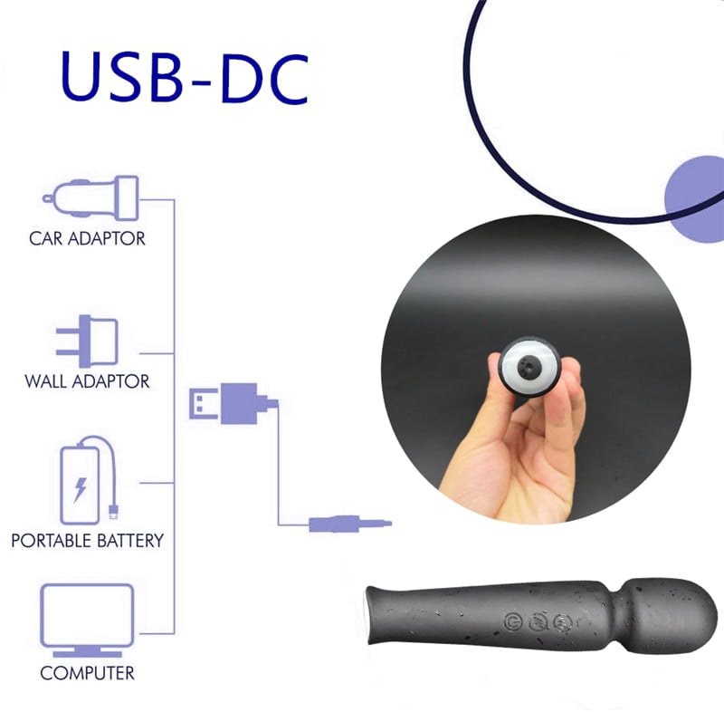 20 modes powerful rechargeable silicone vibrator waterproof av massager clitoris stimulator vibrators for women sex toy - Image 6