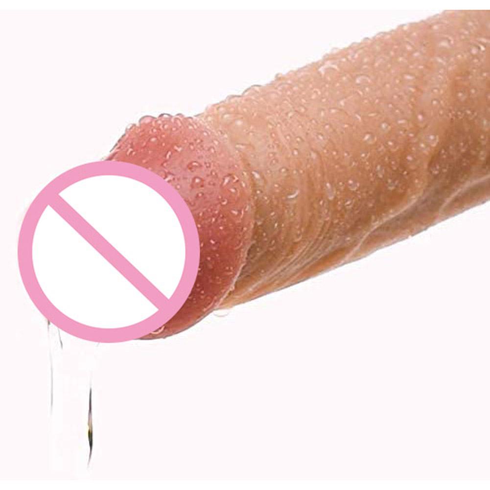 20cm Realistic Dildo with Strong Suction Cup Soft Two Layer Silicone Sex Toy with Plump Testicles Anal Dildo Real Dong - Image 6
