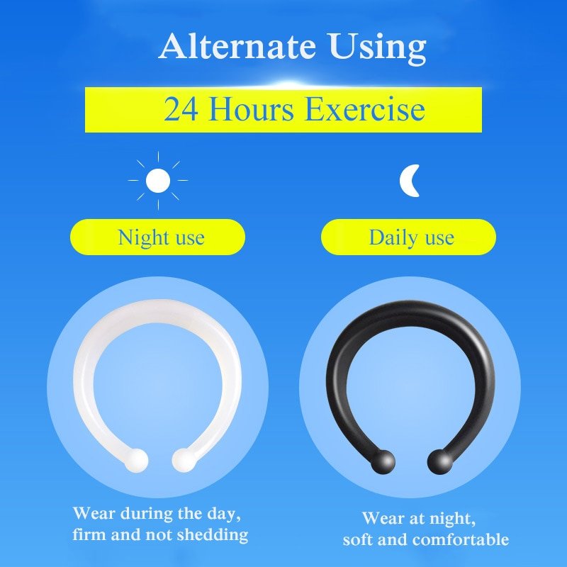 2PCS Men Foreskin Correction Hinder Ring Penis Training Sleeve Time Delay Device Sex Toys for Men Lock Cock Ring - Image 2