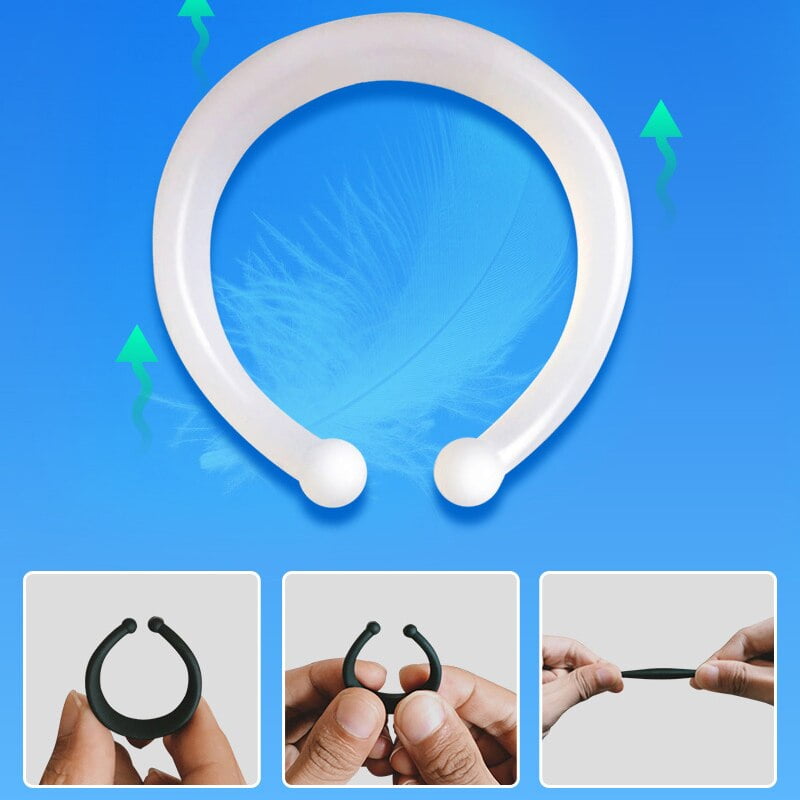 2PCS Men Foreskin Correction Hinder Ring Penis Training Sleeve Time Delay Device Sex Toys for Men Lock Cock Ring - Image 4