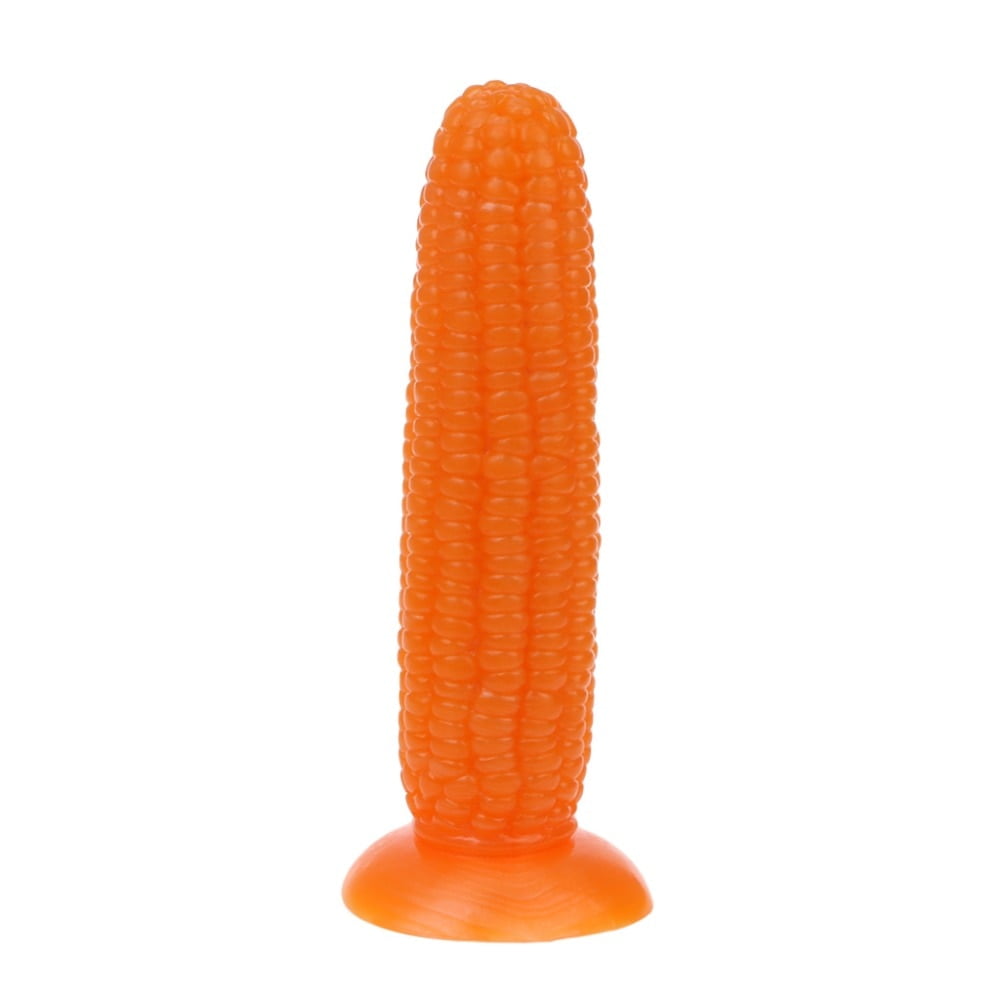 Artificial Penis Jelly Realistic Cucumber Banana Corn Suction Cup Dildo Sex Toys New Arrival - Image 4