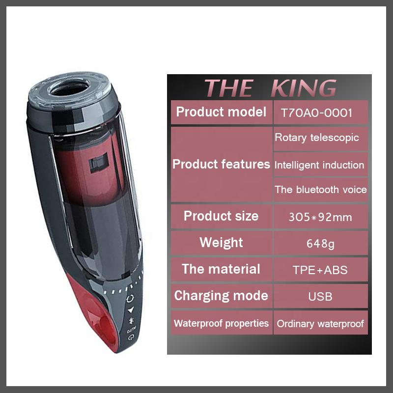 Male Intelligent Toy Automatic Sucking Heating and Telescopic Rotating aircraft cup electric masturbation cup Sex Toys For Men - Image 4