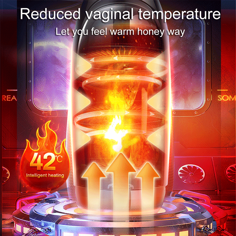 Male Intelligent Toy Automatic Sucking Heating and Telescopic Rotating aircraft cup electric masturbation cup Sex Toys For Men - Image 2