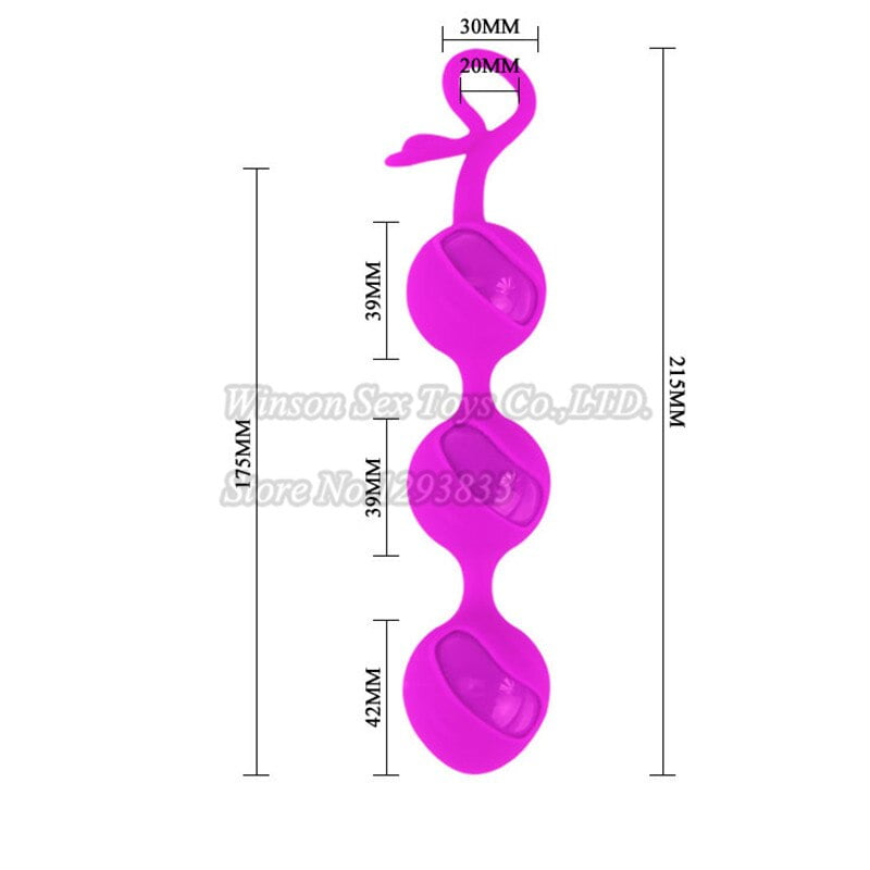 New Women Vaginal Ball Silicone Vagina Exerciser ,Kegal Ball, Smart Love Ball Koro Ben Wa ball Sex Toys - Image 6
