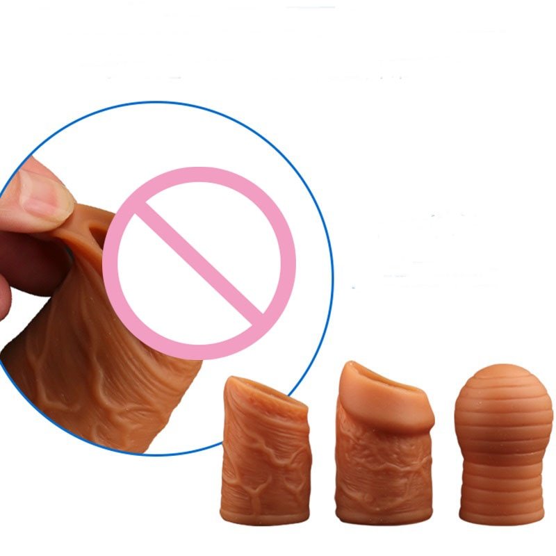 Phimosis Correction Rings Soft Silicone Penis Rings Delay Ejaculation Foreskin Corrector Cock Rings Sex Products For Men - Image 2