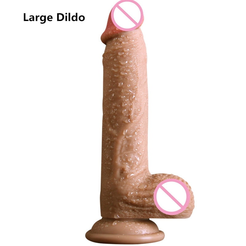 Real Skin Feel Silicone Soft Dildo Suction Cup Realistic Penis Big Dick Sex Toys For Woman Products Strapon Dildos For Women - Image 3