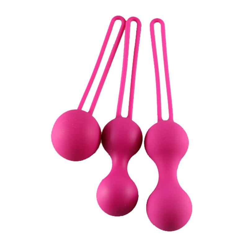 Silicone 3pcs kegal ball vibrator vaginal massager kegel ball wa viginal tight sex toy product for women and famale - Image 2