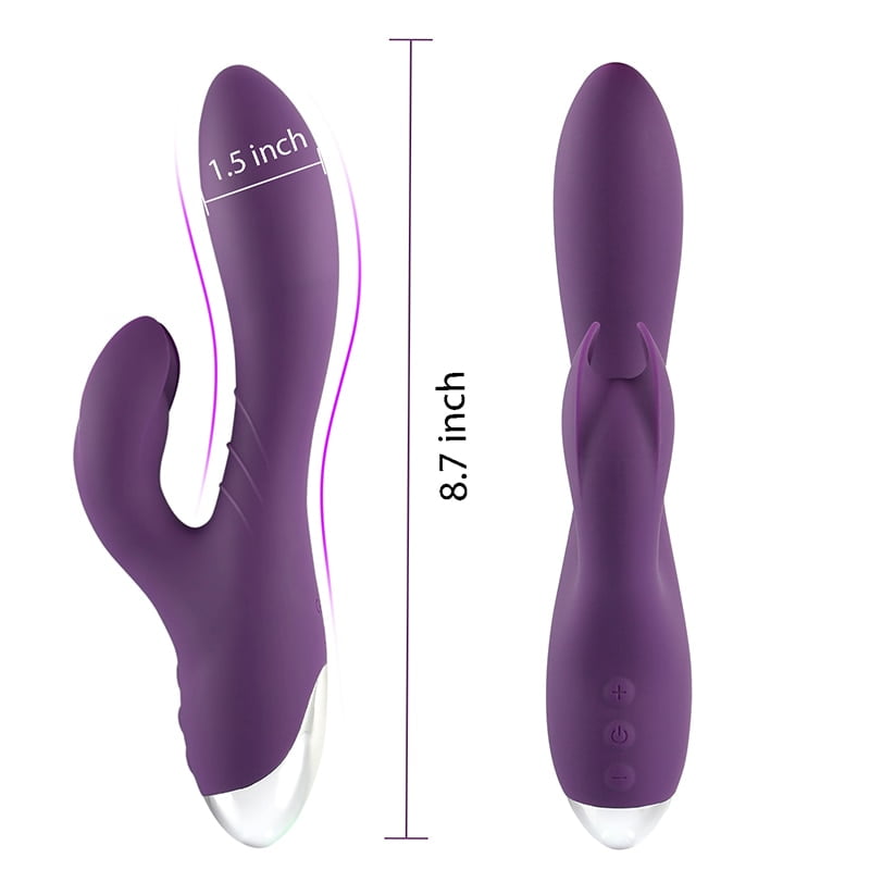 Tracy's Dog Clitoris Kneading And Sliding Bunny Vibrator For Stimulating G-spot 10 Modes Waterproof Vibrating Dildo Sex Toy - Image 5