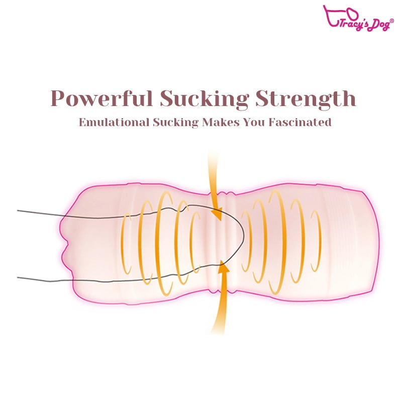 Tracy's Dog Masturbators Cup Realistic Mouth With Teeth And Tongue Blow Job Stroker Oral Sex Toys Pocket Vagina Pussy For Man - Image 4