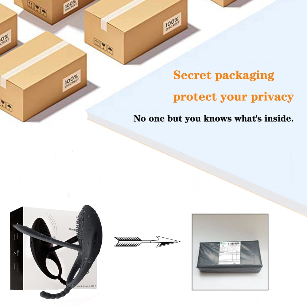 Vibrator Ring Double Remote Control Vibrating Ring Elastic Silicone Premature Ejaculation Lock Penis with Rings Sex Toys for Men - Image 6