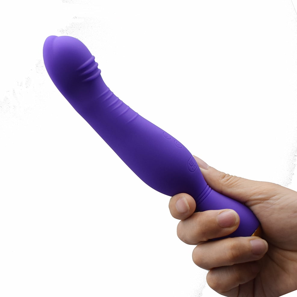 FAAK silicone wand vibrator powerful usb recharge double head vibrating anal plug clit masturbate prostate massage anal dildo - Image 5