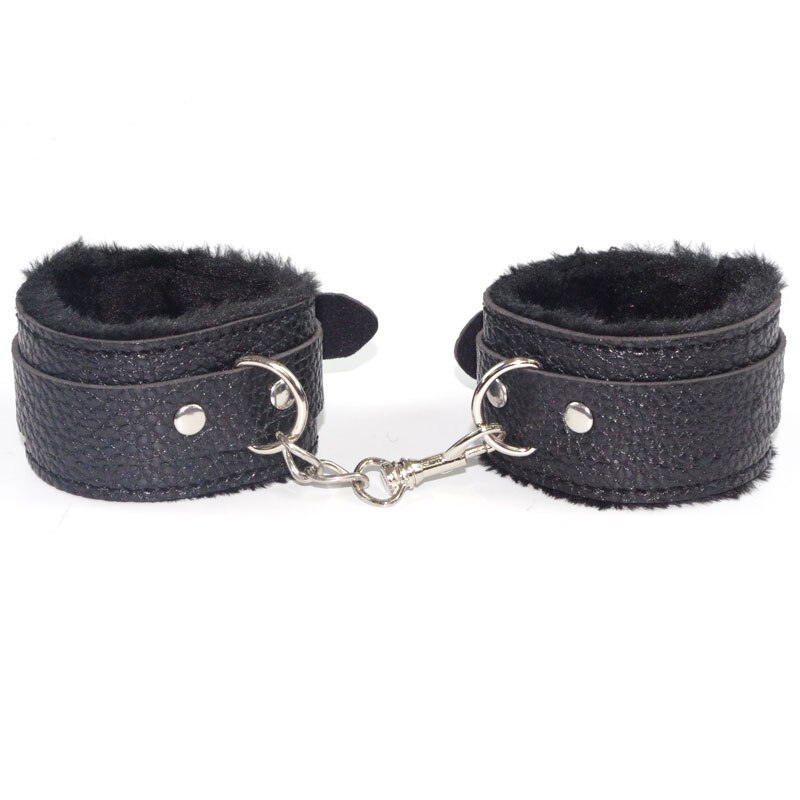 10 Pcs/SET New leather bdsm bondage Handcuff Set Erotic Sex toys for couples female slave game SM Sexy handcuffs Erotic Toys - Image 4