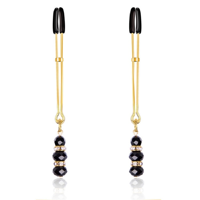 1Pair Metal Bondage Nipple Clamps Chain Nipple Clips Labia Clamps Slave BDSM Women Toys Adult Sex Games Breast Clover Clamps s&m - Image 6