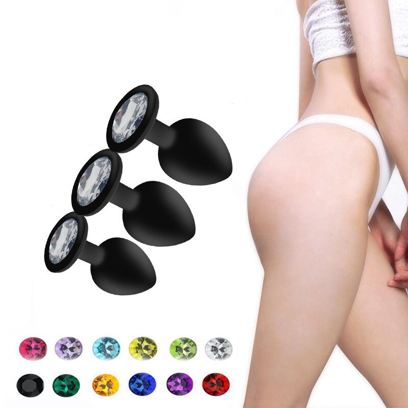 3Size Butt Anal Plug Sex Toys for Women Men Soft Silicone Erotic Massager Stimulator Dildo Vibrator Anal Toys Adult Product Plug - Image 6