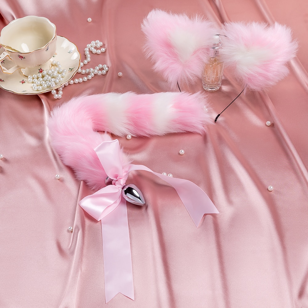 Anal Sex Toys Fox Tail Butt Plug Set With Hairpin Anal Kit Anal Butplug Tail Prostate Massager Anal Plug For Couples Cosplay - Image 4