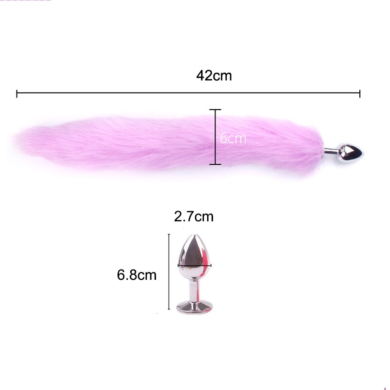 Anal Sex Toys Fox Tail Butt Plug Set With Hairpin Anal Kit Anal Butplug Tail Prostate Massager Anal Plug For Couples Cosplay - Image 6