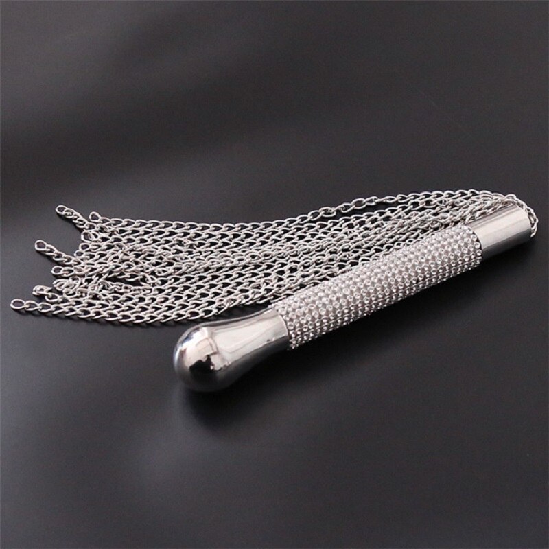 Handle Chain Whip Sex Toys For Couples Soft Iron Passion Spanking Paddle Whips Slave Restraints Bondage Flogger - Image 5