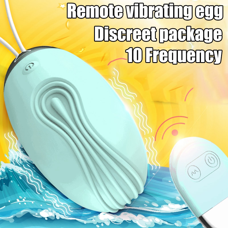 Insertable Vibrating egg Vaginal massager G-spot Stimulator USB charging Remote Control 10 Speed Vibrator Sex Toys Women - Image 6