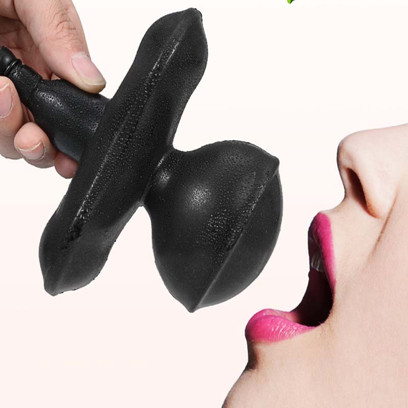 New Silicone Mouth Gag Dildo Adult Sex Toys For Women Inflatable Mouth Gag For Couples Flirting Accessory Adult Sex Game Dildo