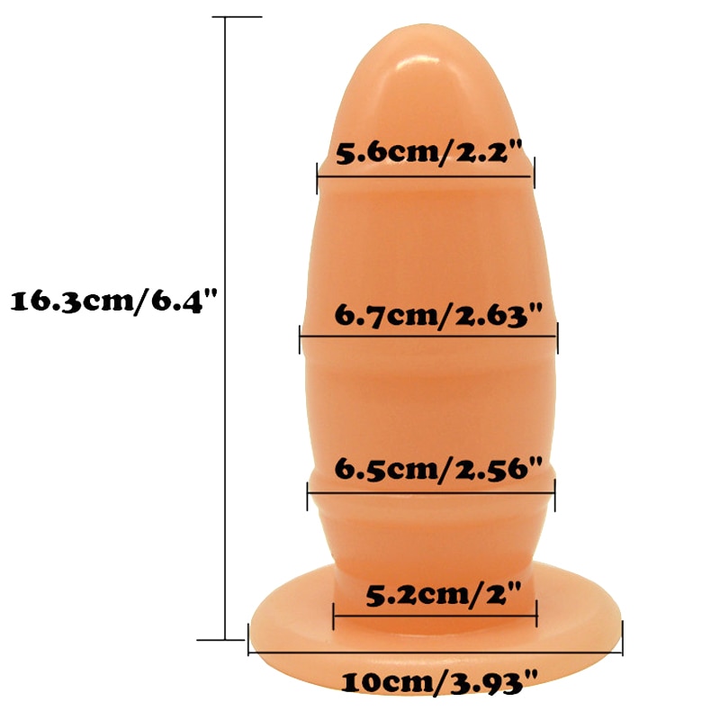 Rugby Anal Plug Round Head Insert 16.3cm Big Dildo Comfortable Masturbation Rod Adult Massage Fetish Sex Toys For Women G-Spot - Image 4
