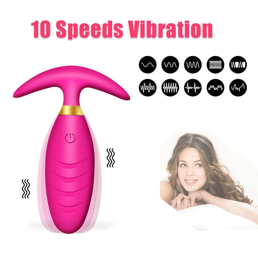 Wearable Anal Butt Plug Vibrator For Women Men Remote Control Anal Plug Intimate Goods Prostate Massager Sex Toys For Adults Gay - Image 2