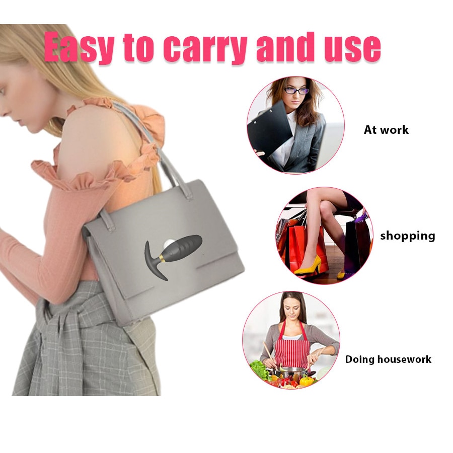 Wearable Anal Butt Plug Vibrator For Women Men Remote Control Anal Plug Intimate Goods Prostate Massager Sex Toys For Adults Gay - Image 6